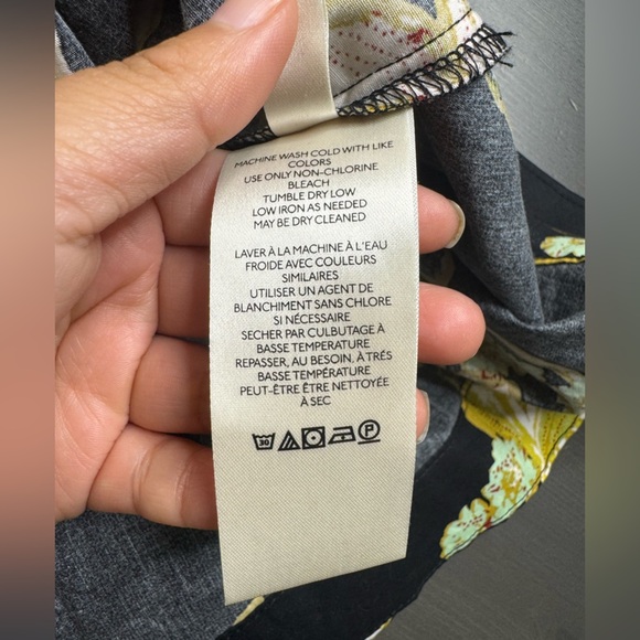 Free People Jodie Floral Tunic Dress Black print - Picture 6 of 10